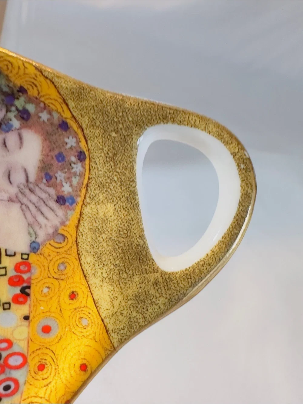 Gustav Klimt Teabag Holder Porcelain Spoon Rest 
